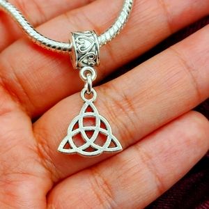 Triquetta celtic knot charm for Pandora